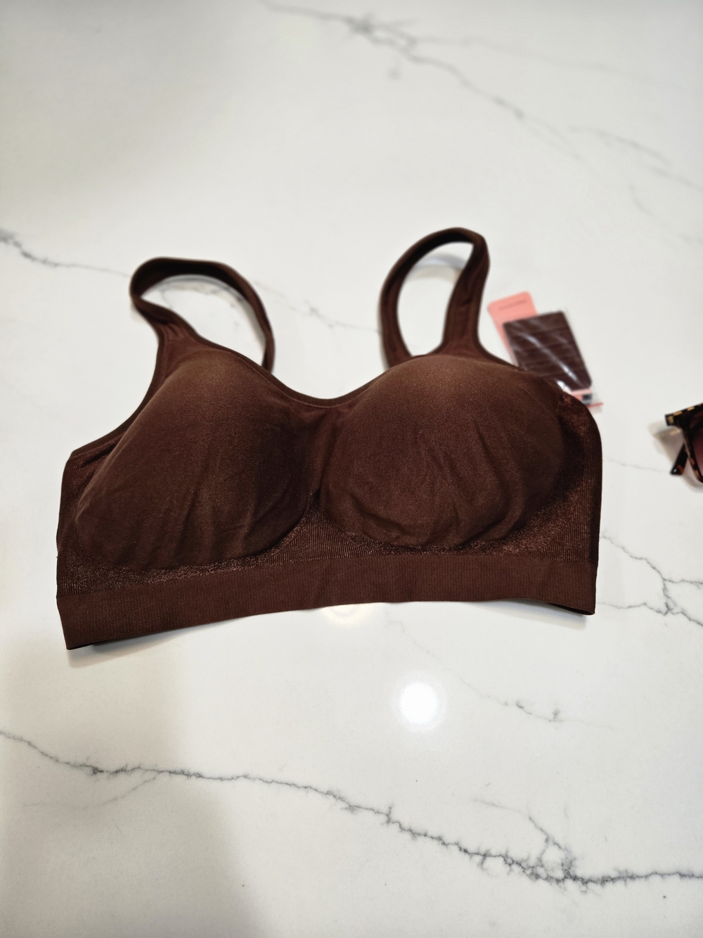 Seamless Wireless Everyday Bra - Brown